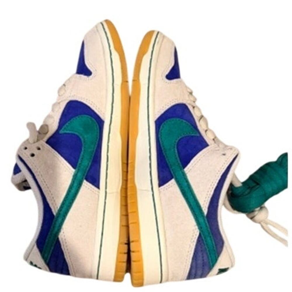 Nike SB Dunk Low Hyper Malachite Royal Green Gum Sneakers Men US 6 / Women 7.5 - Picture 7 of 11